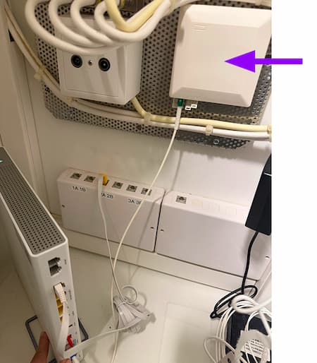 OTO in electrical cabinet